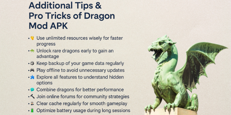 Additional Tips & Pro Tricks Of Dragon Mod APK